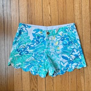 Lilly Pulitzer Scalloped Buttercup Shorts